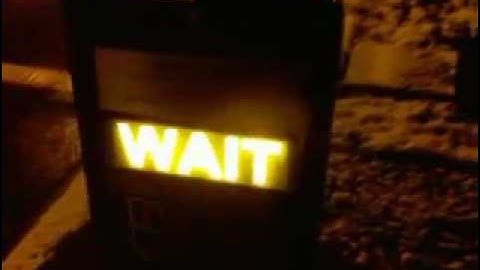 Pressing the button on traffic lights for fun.