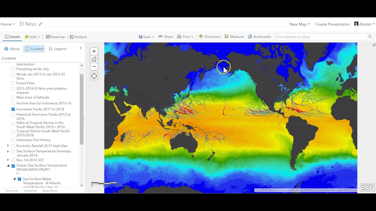 Using Google Slides to capture learning from a GIS map
