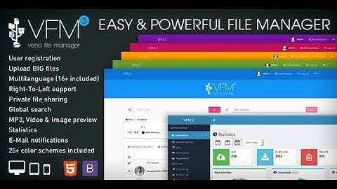Veno File Manager - host and share files Php Script Download  || Google Drive Clone Php Script