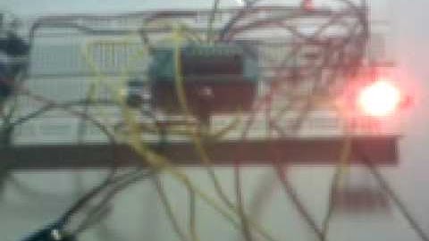 Attiny 2313 - my first AVR project - knight rider