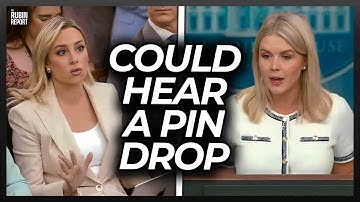 Reporter Humiliated as Question Blew Up in Her Face