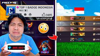 DIDN'T LOG INTO FF FOR 2 WEEKS, NOW I'M DESPERATE TO BE THE #1 BADGE HOLDER IN INDONESIA! 😭