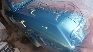 67 chevelle paint part 1 #blackbeltchevelle