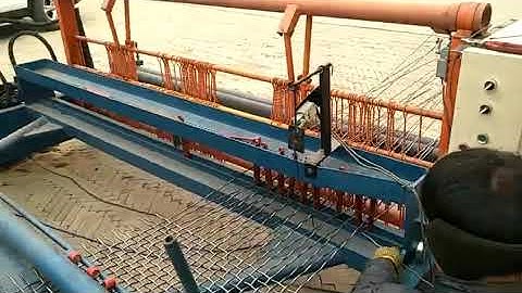 best selling hydraulic  crimped wire mesh machine manufacture working video