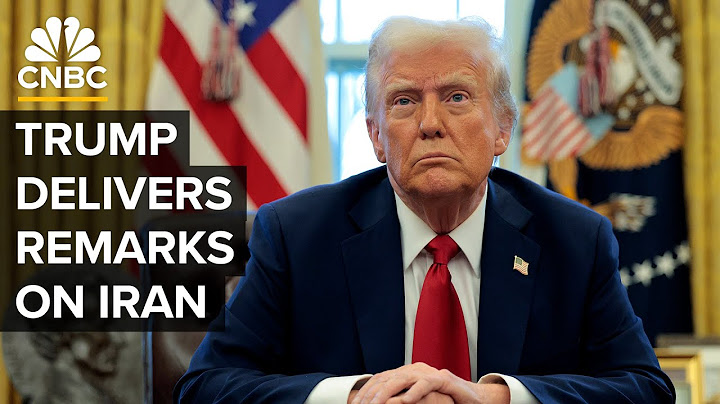 President Trump delivers remarks on U.S. strikes on Iranian nuclear sites — 6/21/2025