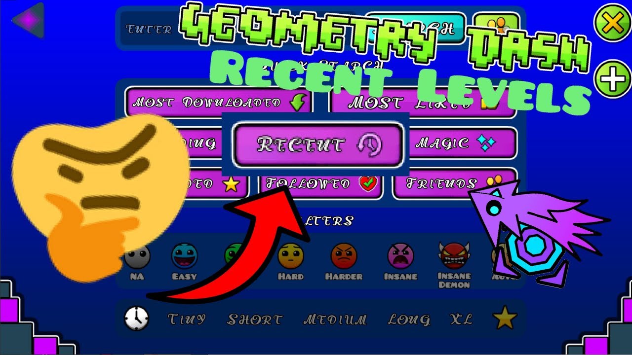 Playing Recent Levels | Geometry Dash - YouTube