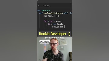 ROOKIE DEVELOPER vs Quirky Senior Engineer on Jewels and Stones, Leetcode 771