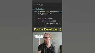 ROOKIE DEVELOPER vs Quirky Senior Engineer on Jewels and Stones, Leetcode 771