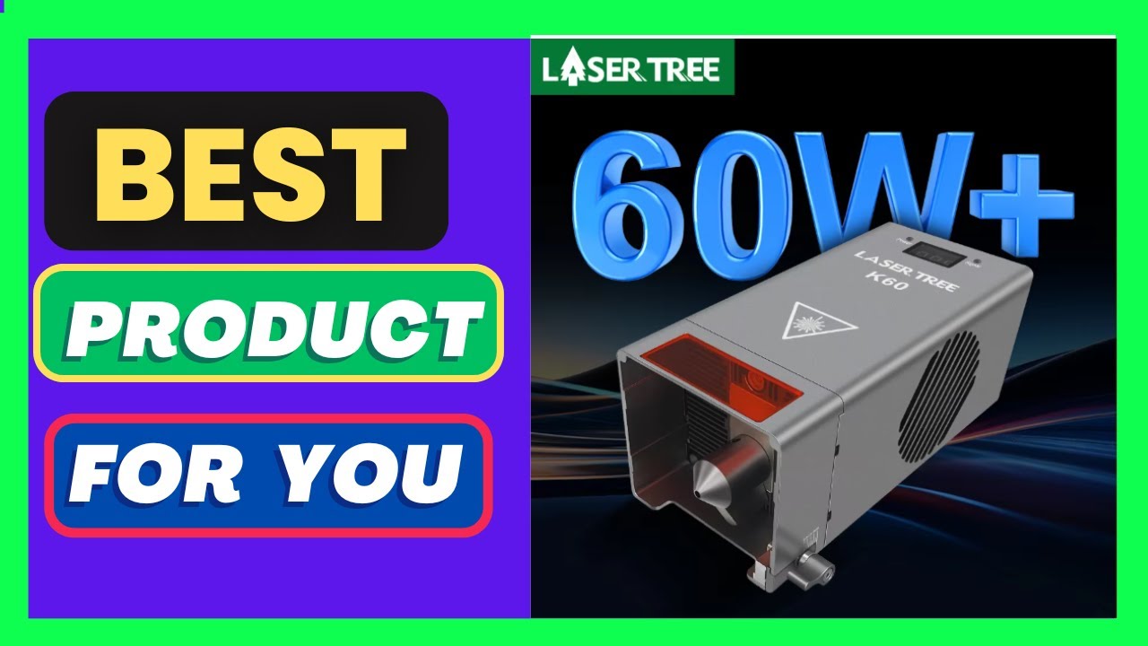 LASER TREE K60 60W Optical Power Laser Module Adjustable