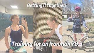 Getting it together! | Training for an ironman 70.3!