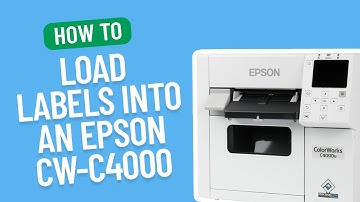 How to Load Labels into an Epson ColorWorks C4000 (INTERNALLY & EXTERNALLY) | Smith Corona Labels