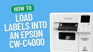 How to Load Labels into an Epson ColorWorks C4000 (INTERNALLY & EXTERNALLY) | Smith Corona Labels