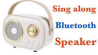 Aiwa Retro Wireless Karaoke Speaker, AI6028 SND With Two