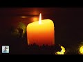 Festive Candle with Soft Piano Music 🕯️ Burning Candle Meditation for Sleep & Stress Relief