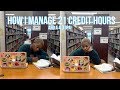 How I Manage 21 Credit Hours (and a 4.0 gpa)!