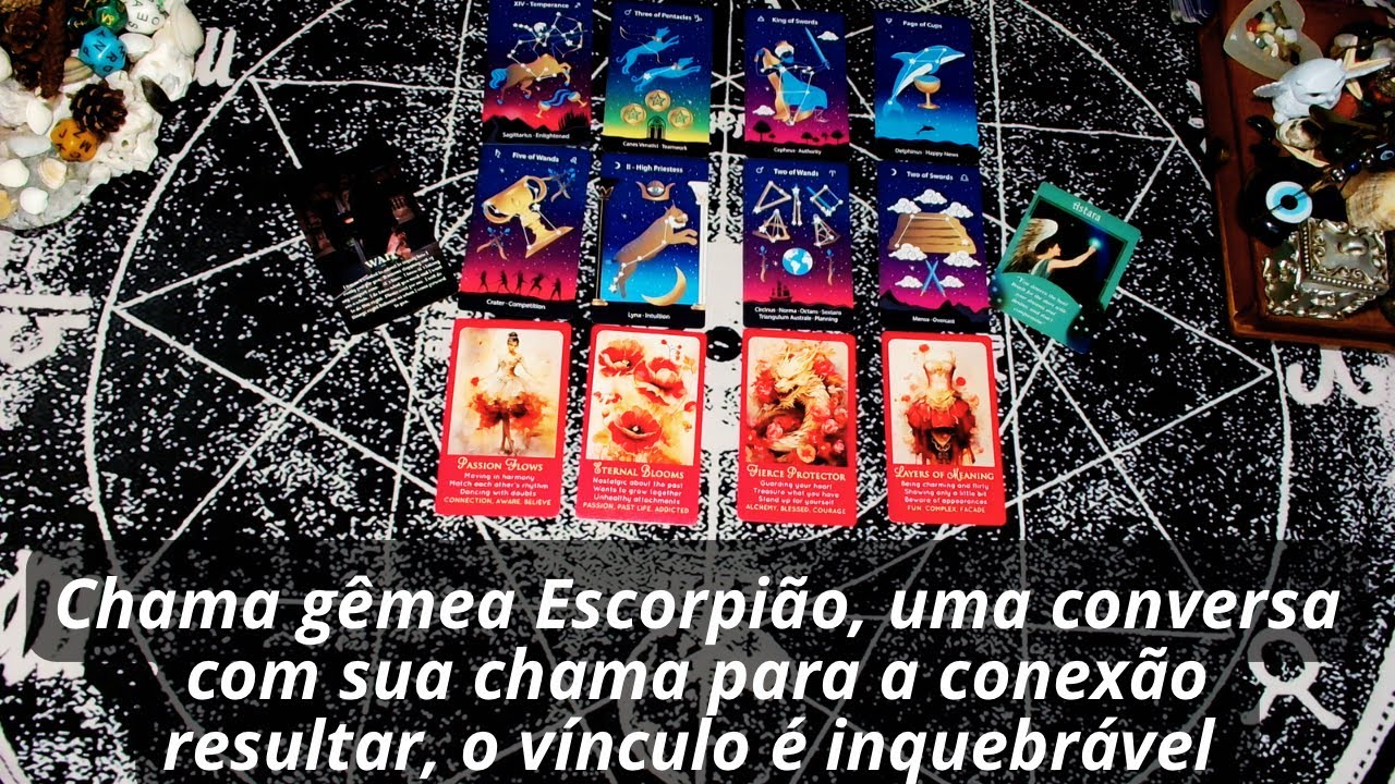 Chama gêmea Escorpião, uma conversa com sua chama para a conexão resultar, o vínculo é inquebrável 