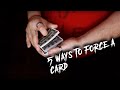 LEARN TO FORCE A CARD 5 WAYS... Top 5 card forces. || Tutorial ||