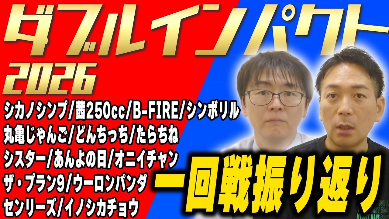 【ダブルインパクト】白熱の二刀流！一回戦TOP3をおさらい！