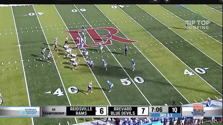 Kendre Harrison TOUCHDOWN 4A NCHSAA Football State Championship as Brevard takes on Reidsville  🏈