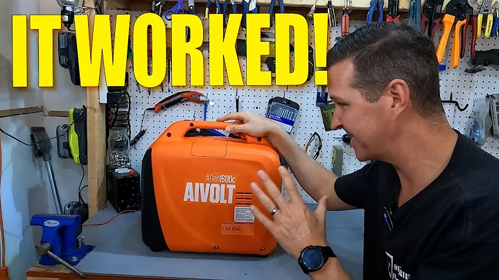 AIVolt 1600w Super Quiet Inverter Generator: Unbox, Setup, & Power Station Fridge Hack!