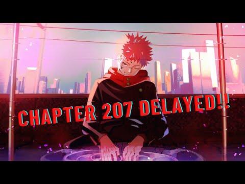 Jujutsu kaisen Chapter 207 Gets Pushed Back To different Date... - youtube