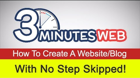 How to open a website/blog in less than 3 minutes | Easy Step by Step Tutorial