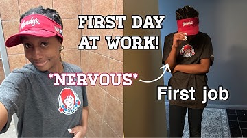 GRWM: First Day Of Work At Wendy’s 🍟!!