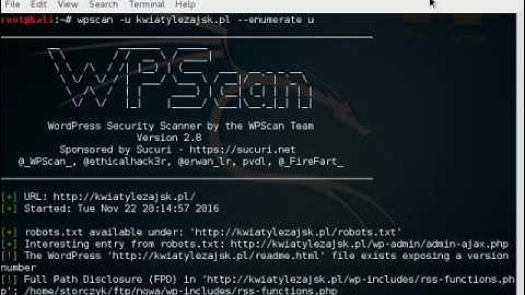WPSCAN enumerating users in wordpress