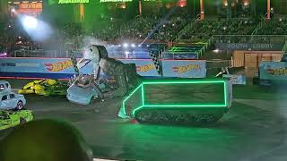 MegaSaurus Car Killer - #monstertruck #hotwheels #glow