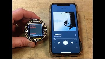 Now Playing Gizmo -- iOS Apple Media Service in CircuitPython @adafruit @johnedgarpark #adafruit