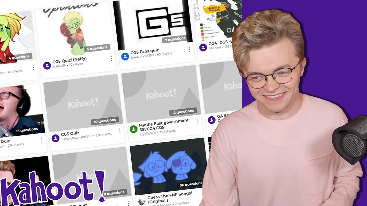 CG5 Plays Kahoot! With His Fans Part 2 YouTube