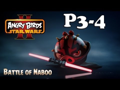 Angry Birds Star wars 2 / Battle of Naboo / Level P3-4 / Pork Side ...