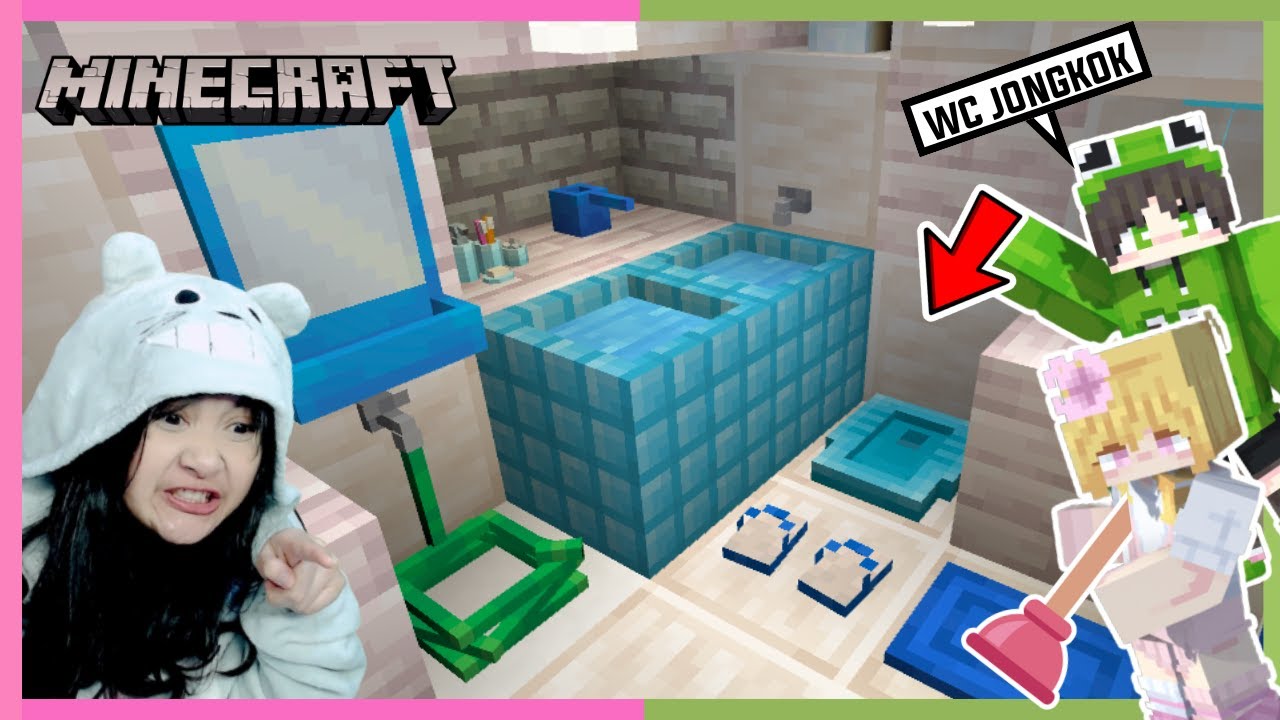 Membuat Kamar Mandi dengan Kearifan Lokal Indonesia di Minecraft !