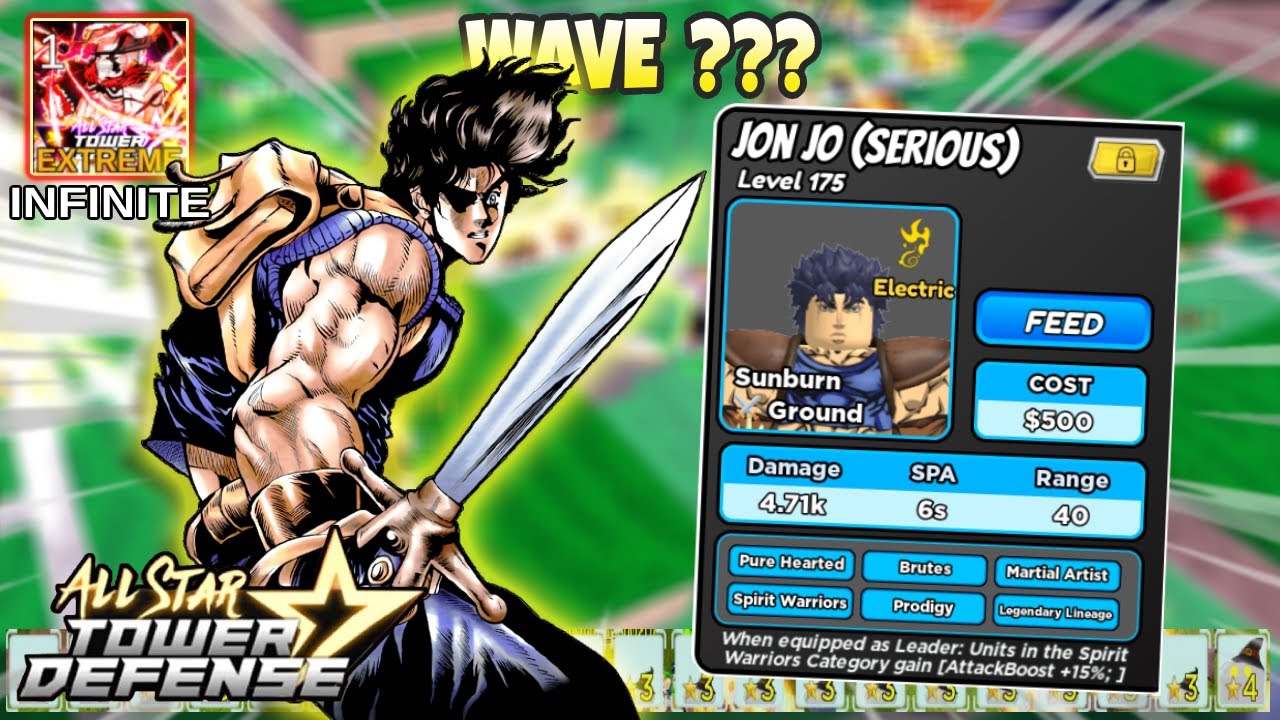 🌟New Jonathan Joestar, Stardust Banner, [UPD] All Star Tower Defense