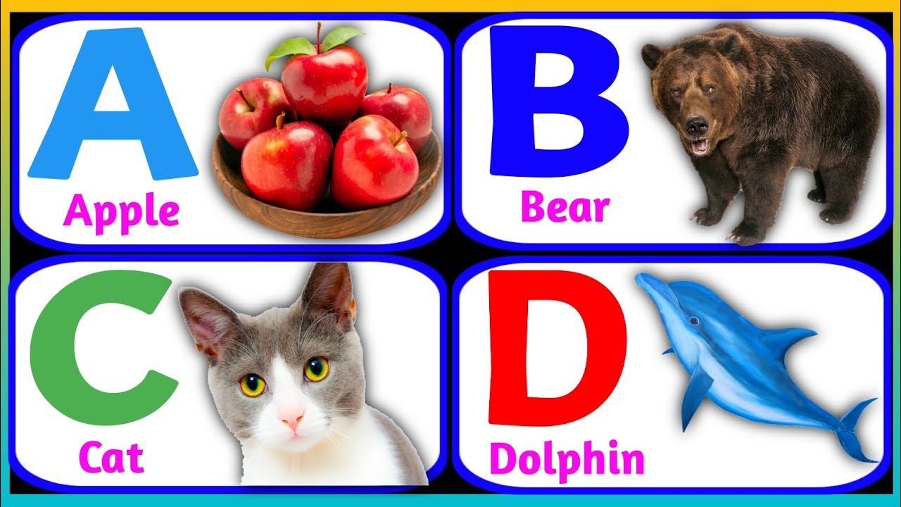 English alphabet | Learn Alphabet ABCD | ABC Preschool Book Learning ...