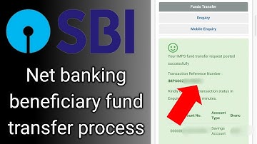 SBI net banking se beneficiary me money transfer kaise kare | sbi net banking fund transfer