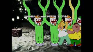 MUGEN Fight - Homer Simpson and Peter Griffin vs. Gumball Watterson and Darwin Watterson