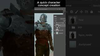 Clipping Mask with character concept creation