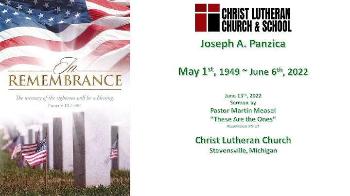 Joseph A. Panzica Funeral at Christ Stevensville