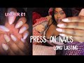 DIY: DO YOUR NAILS WITH ME| LONG-STANDING NATURAL PRESS ON NAILS UNDER £1