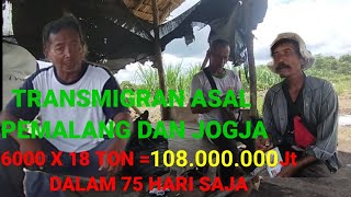 TRANSMIGRAN SP6B PETANI SEMANGKA SUKSES DARI TANAH JAWA, KEPALA DINAS MAH LEWAT 3 BULAN TEMBUS 100JT