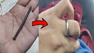 Celebrity Making a Ring from a Iron Nail - Jewellery Making Net Worth