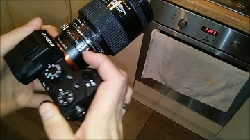 Sony A7 mk ii Wet cleaning sensor quick tip