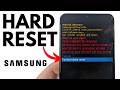 How To Hard Reset A Samsung Phone