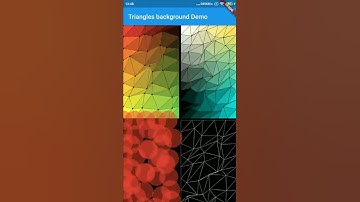 Flutter widget: triangles background