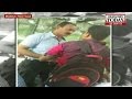 Train ticket checkers punch passenger