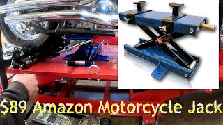 $89.00 Amazon Motorcycle Jack, Is it worth It.