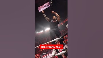 ROMAN WAS FEELIN’ IT 🙌 YEET! #WWERaw