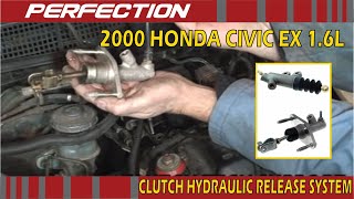 2000 Honda Civic EX 1.6L Clutch Hydraulic Release System