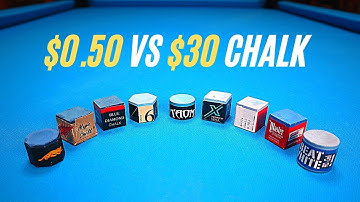 $0.50 Vs $30 Pool Chalk // Pool Chalk Test & Comparison